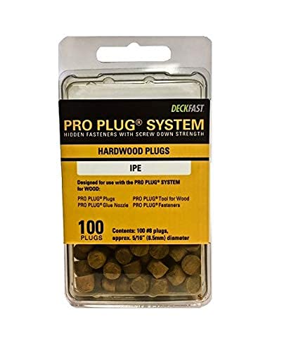 Pro Plug PRO-PLUG Corp. System - for IPE - 100 pc Component Pack Plugs Only 5/16 inch Diameter. Pack of Two