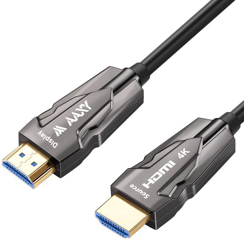 4K Fiber HDMI Cable 33ft, High Speed 18Gbps Fiber Optic HDMI 2.0 Cable Supports 4K@60Hz, 4:4:4, HDR, Dolby Vision, HDCP 2.2, ARC, 3D, Compatible with TV Box/HDTV/Projector/Blu-ray/Home Theater etc 10M/33ft