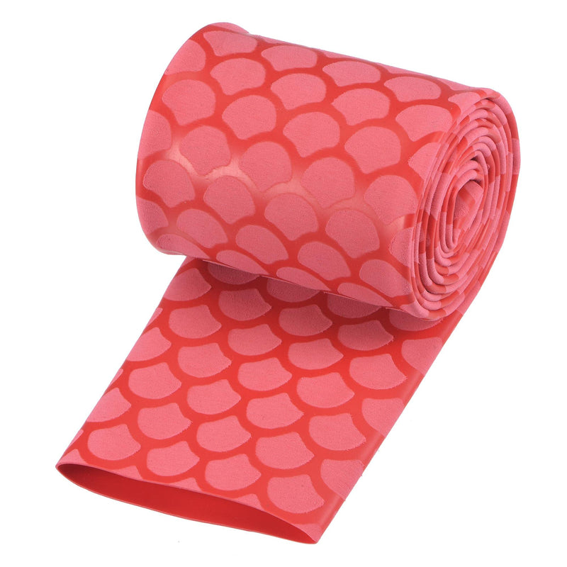 [AUSTRALIA] - uxcell Heat Shrink Wrap Tubing Sleeve for Fishing Rod Grips Handle, 63mm Flat 3.3ft 2:1 Ratio Red 