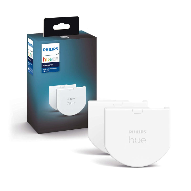 Philips Hue 2-Pack Wall Switch Module (For Philips Hue lights only), White 2 Pack