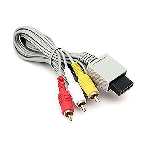 Replacement Wii U AV Cable, AV Contecting Audio Video Standard Cord Cable Compatible for Nintendo Wii Wii U