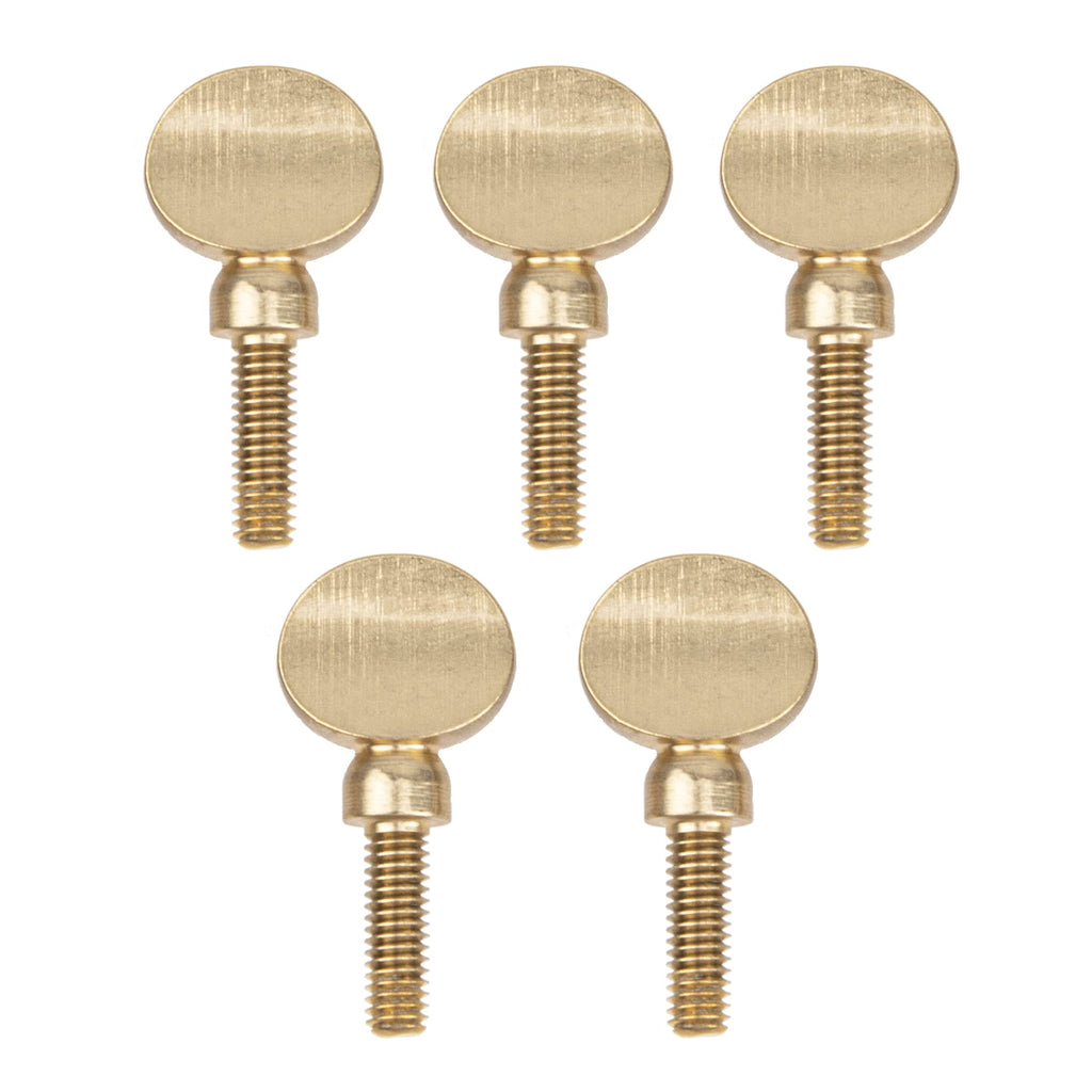 5Pcs Yootones Sax Neck Screw Tightening Screw Compatible with Saxophone Clarinet Ligatures Fixing Parts(Gold)