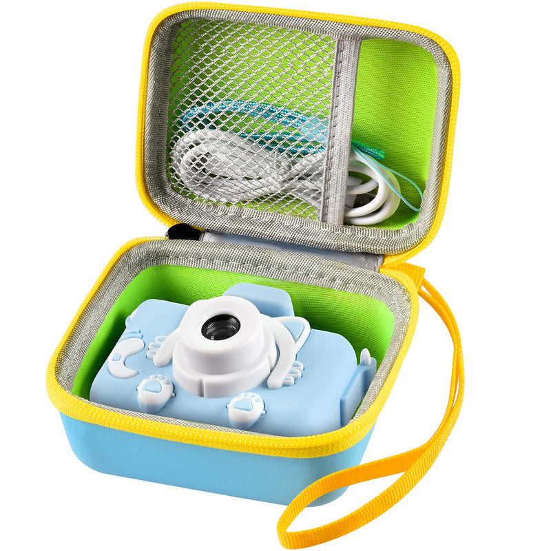 Camera Case Compatible with Seckton /Desuccus /OZMI /GKTZ /LC-dolida /Gofunly /Langwolf /HANGRUI Kids Digital Camera, Kid Camcorder Storage Bag Box Fits for Cable, SD Card and Accessories (Only Bag)