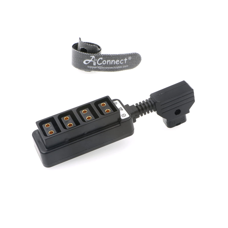 Dtap-Splitter-Extension Dtap Male to 4 Port Dtap Female Power Cable Short Hub for ARRI RED Cameras TILTA Steadicam IDX Battery Ultrashort