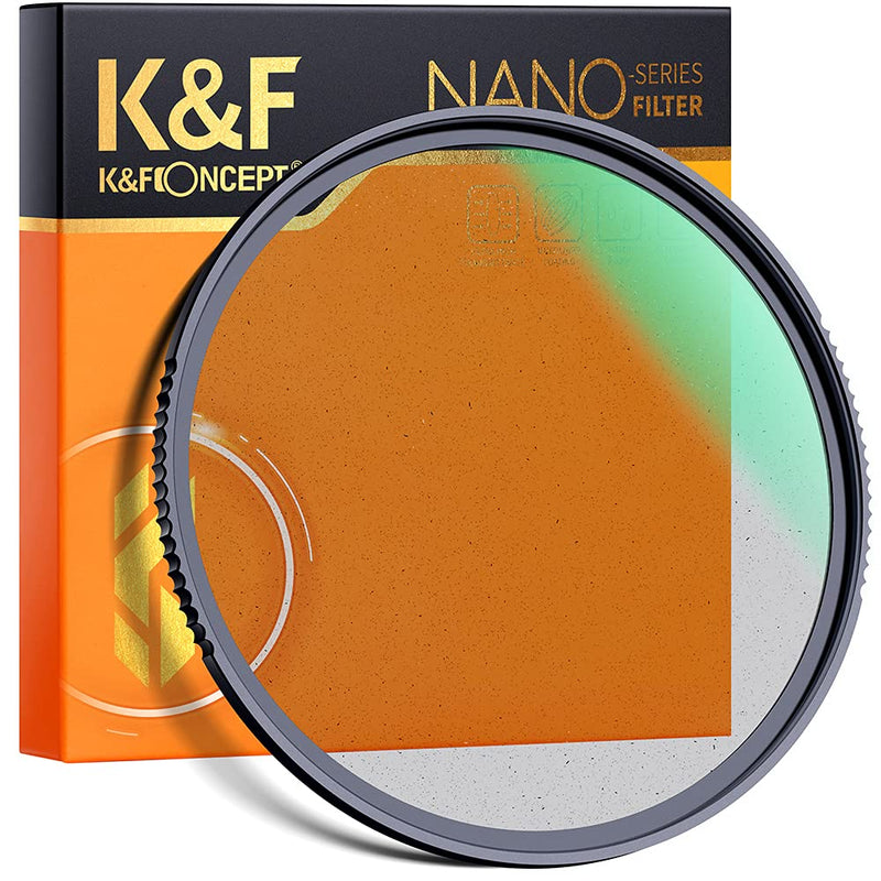 K&F Concept 58mm Black Soft Diffusion Filter 1 Special Effects Filter Cinebloom Effect Filter with Double Side Multi-Layer Coated, Waterproof/Scratch Resistant Dream Effect Filter for Camera Lens