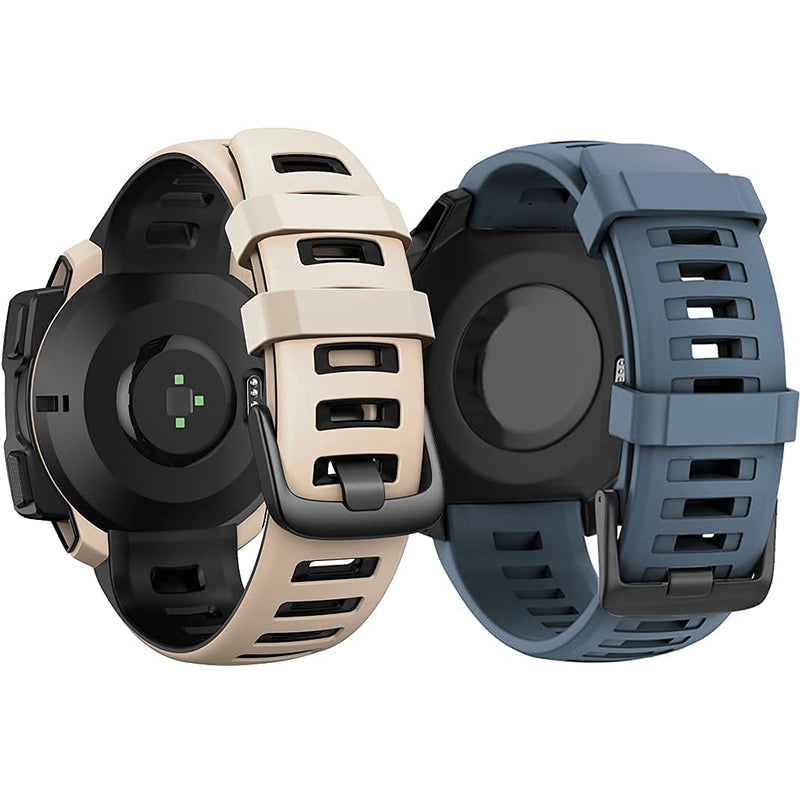 ANCOOL Compatible with Garmin Instinct Bands Navy Blue and Tundra