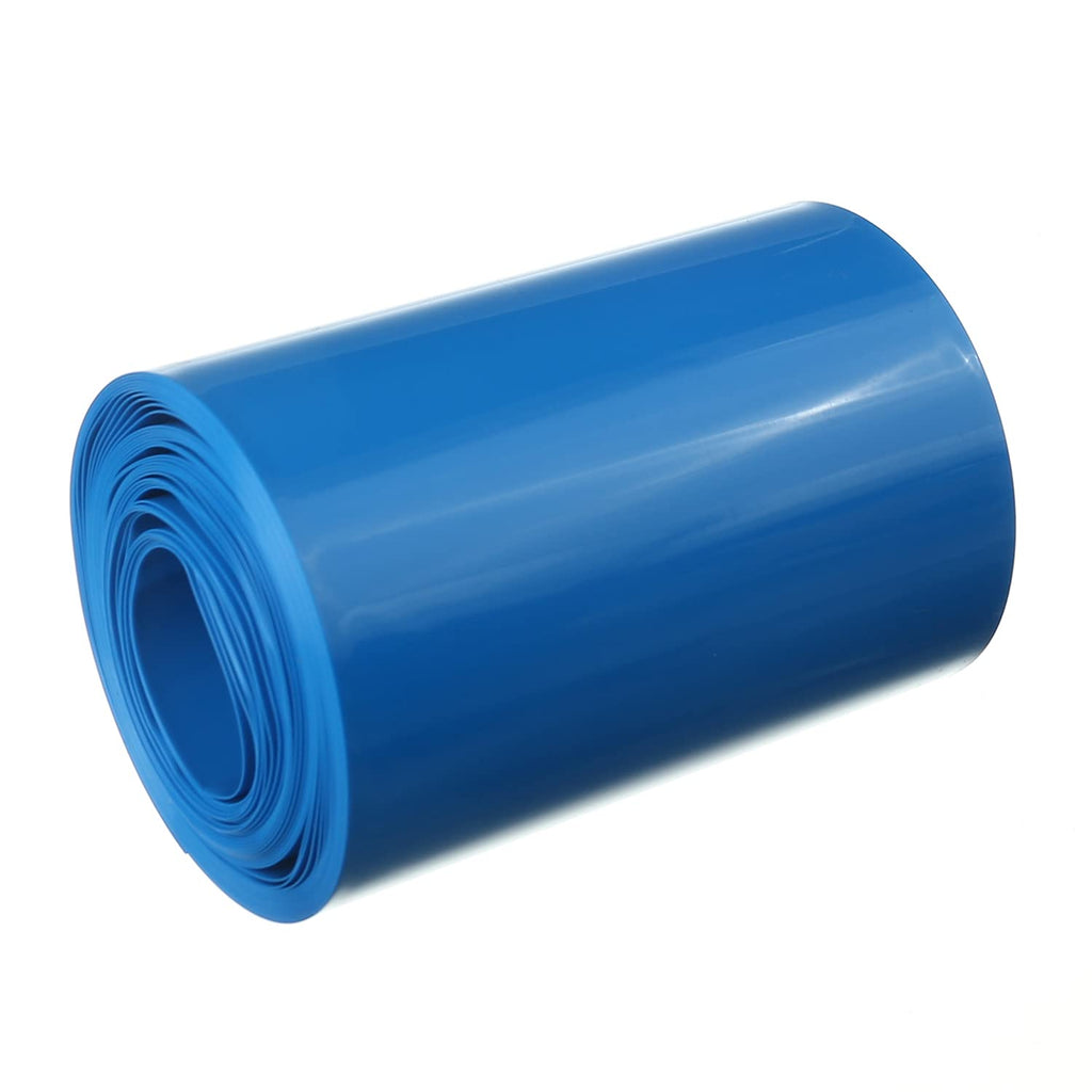 Aicosineg Battery Heat Shrink Tube Electrical Industrial Shrink Tube for Wire Insulation Blue 85mm/3.4" 1 Pcs