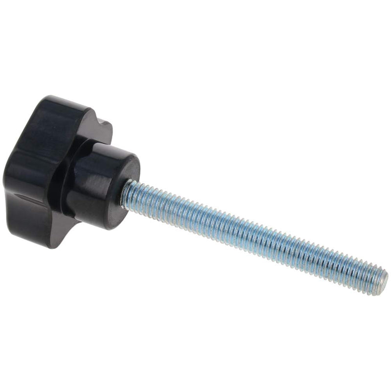 [AUSTRALIA] - Bettomshin 10Pcs M8 Star Shape Knob Diameter 40mm/1.57" Male Thread Nut Galvanized Screw Length 70mm/2.76" Thread Black Bakelite for Lathe Machine Apparatus Industry Mechanical Equipment 40mmX70mm;10PCS 