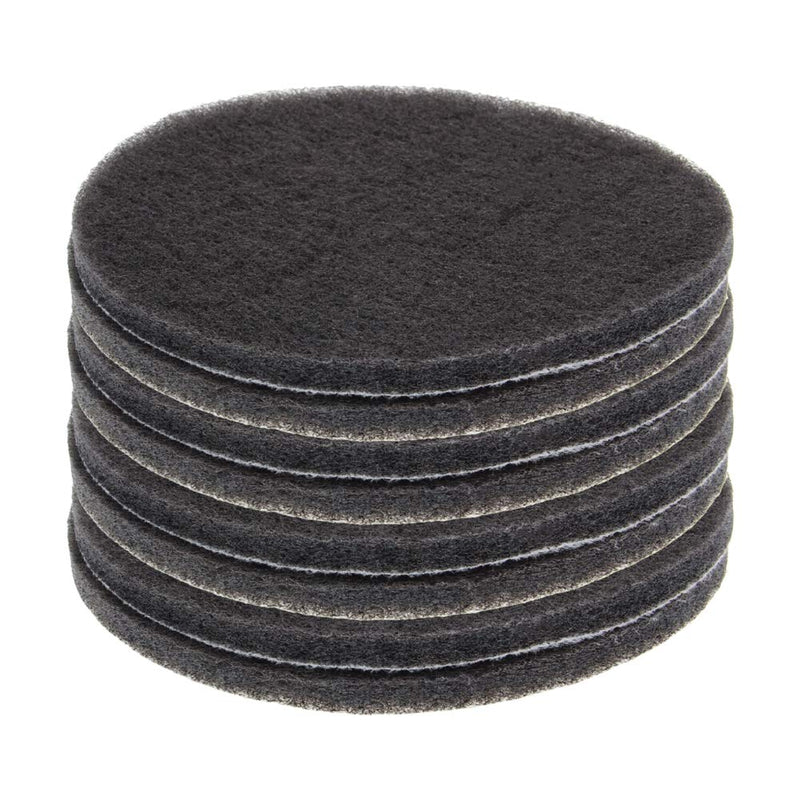 Auniwaig 1200-Grits 7 Inch Scrubber Scouring Pads Gray-Multipurpose , Drill Scuffing Disc Hoop and Loop Surface Conditioning Disc 8pcs 1200# 8pcs