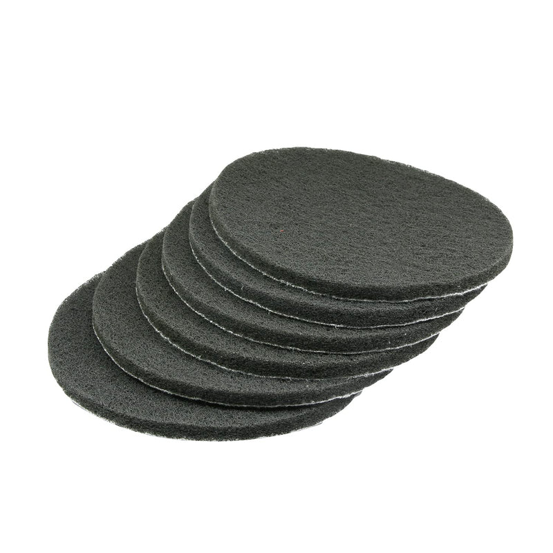 Auniwaig 1000-Grits 7 Inch Scrubber Scouring Pads Gray-Multipurpose , Drill Scuffing Disc Hoop and Loop Surface Conditioning Disc 6pcs 1000# 6pcs