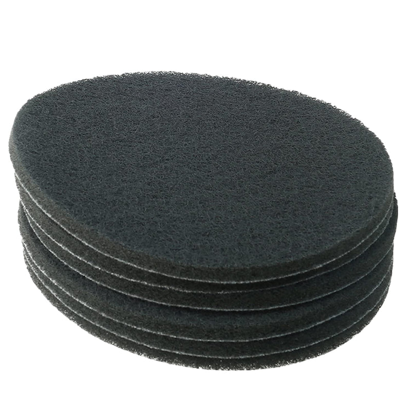 Auniwaig 1200-Grits 7 Inch Scrubber Scouring Pads Gray-Multipurpose, Drill Scuffing Disc Hoop and Loop Surface Conditioning Disc 6pcs 1200# 6pcs