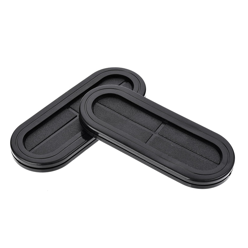 uxcell Rubber Grommet Oval Double-Sided Mount Size 110 x 40 mm for Wire Protection 4pcs 19