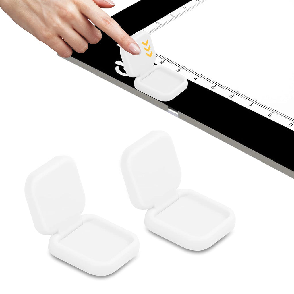 Diamond Painting Accessories, Light Box Pad Cover for Diamond Painting, Art Supplies On/Off Cover for Tracing LED Light Drawing Board, Light Table Protector for Adults White & White
