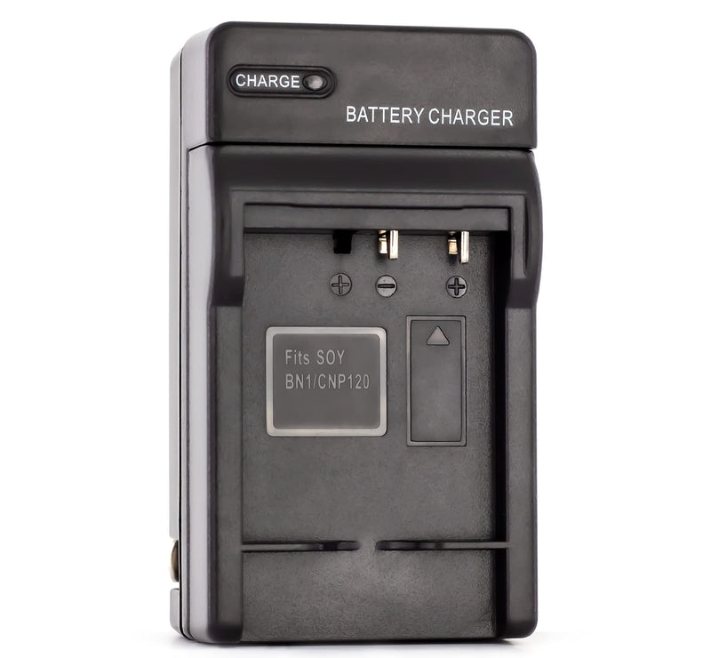 NP-120 Charger for Casio Exilim EX-S200, EX-S300, EX-Z31, EX-Z680, EX-Z690, EX-ZS10, EX-ZS12, EX-ZS15, EX-ZS20, EX-ZS26, EX-ZS27, EX-ZS30 and More with Foldable Plug Wall Charger