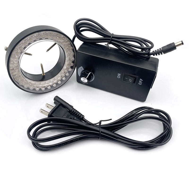 Kiro&Seeu 60-LED Adjustable Ring Light Illuminator Lamp for Stereo Zoom Microscope