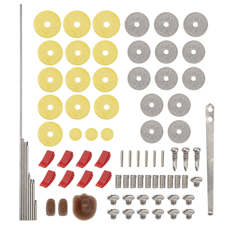 1Set Yootones Flute maintenance tools kits,Practical DIY Repair Maintenance Kit Set Musical Instrument Parts Accessories Compatible with flute lovers