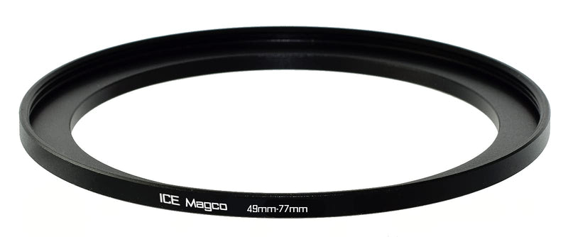 ICE Magco 49mm-77mm Magnetic Step Up Ring Filter Adapter 49 77