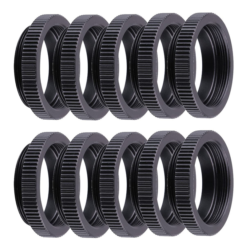 1mm 2mm 5mm 7mm 8mm 9mm 10mm 15mm 20mm 25mm 30mm 40mm 50mm Camera C-Mount Lens Adapter Ring C to CS Extension Tube for CCTV Security Cameras 10pcs C-CS 5mm