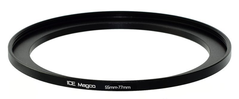 ICE Magco 55mm-77mm Magnetic Step Up Ring Filter Adapter 55 77