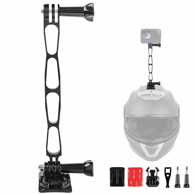 [AUSTRALIA] - Extension Arm for Gopro,Upgraded Longer Aluminum Extension Metal Pole Mount Combo 7 Packs Compatible with Gopro Hero 9 8 7 6 5, ChromLives Motorcycle/Bike Helmet Mount Extension Accessoires 