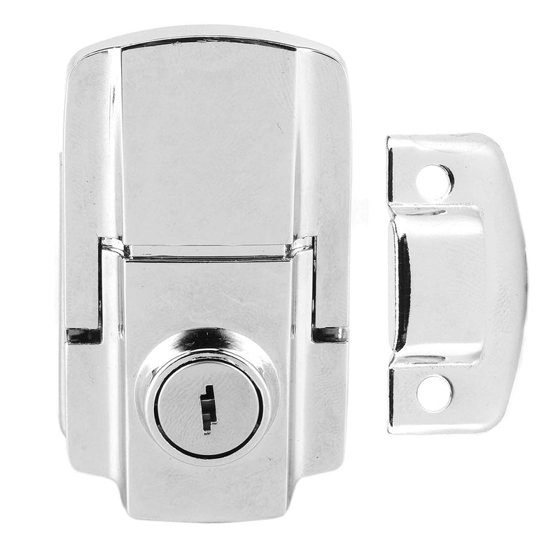 Motorcycle Trunk Lock Iron Trunk Lock Spring Toggle Latch Hasp Clamp Cabinet Locking Tool for Motorcycles and Traveling