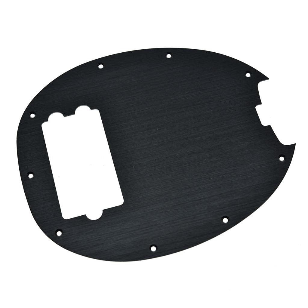 Dopro Anodized Aluminium Bass Pickguard Scratch Plate Fits Music Man 4 String Classic StingRay Bass Black