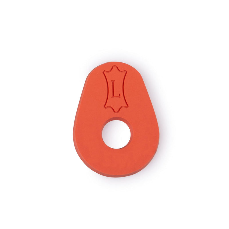 Levy's Leathers Orange Stretchy Rubber Guitar Strap Locks 4 Pack (LVY-RINGBLOCK-OR) Black