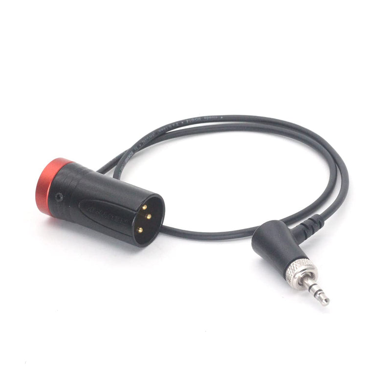 SZJELEN NEUTRIK 3pin XLR Male to 3.5 Audio with Lock for Sony D11 Headphone Return Audio Aable (Red) Red