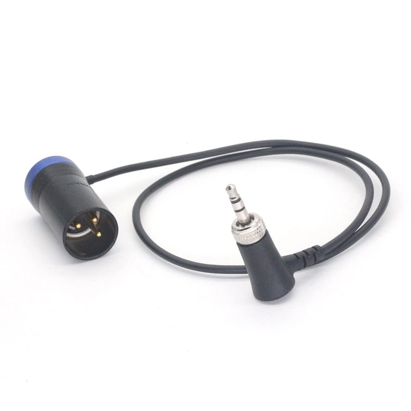 SZJELEN NEUTRIK 3pin XLR Male to 3.5 Audio with Lock for Sony D11 Headphone Return Audio Aable (Blue) Blue