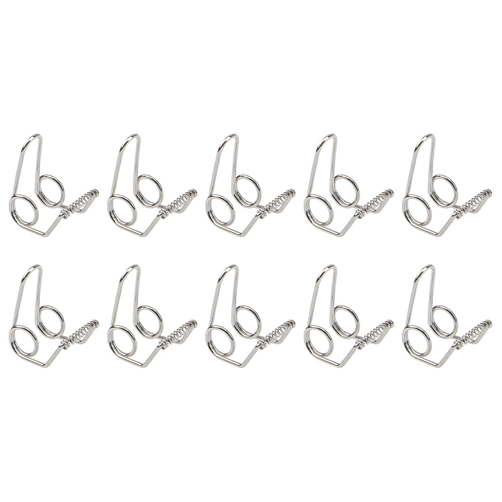 10Pcs Yootones Water Key Spit Valve Spring Compatible with Brass Instrument Parts Trumpet Repair Parts (Silver)