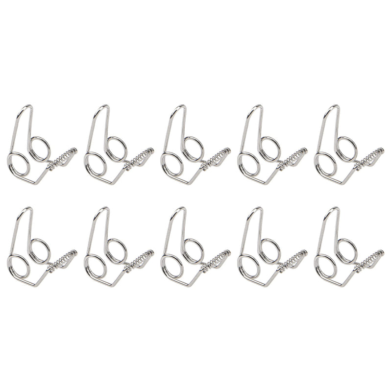 10Pcs Yootones Water Key Spit Valve Spring Compatible with Brass Instrument Parts Trumpet Repair Parts (Silver)