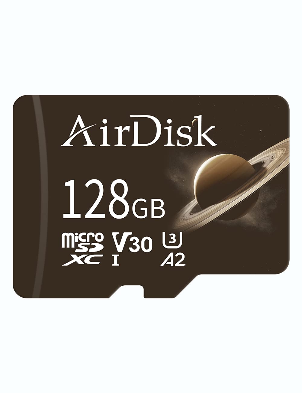 AIRDISK 128GB Micro SD Card, microSDXC UHS-I Flash Memory Card with Adapter - Up to 100MB/s, A2, U3, V30, Class10, High Speed TF Card