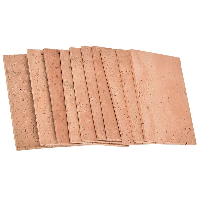 10pcs Saxophone Neck Cork, Sax Joint Cork Sheet for Soprano Tenor Alto Saxophones Parts, Musical Instrument Accessories