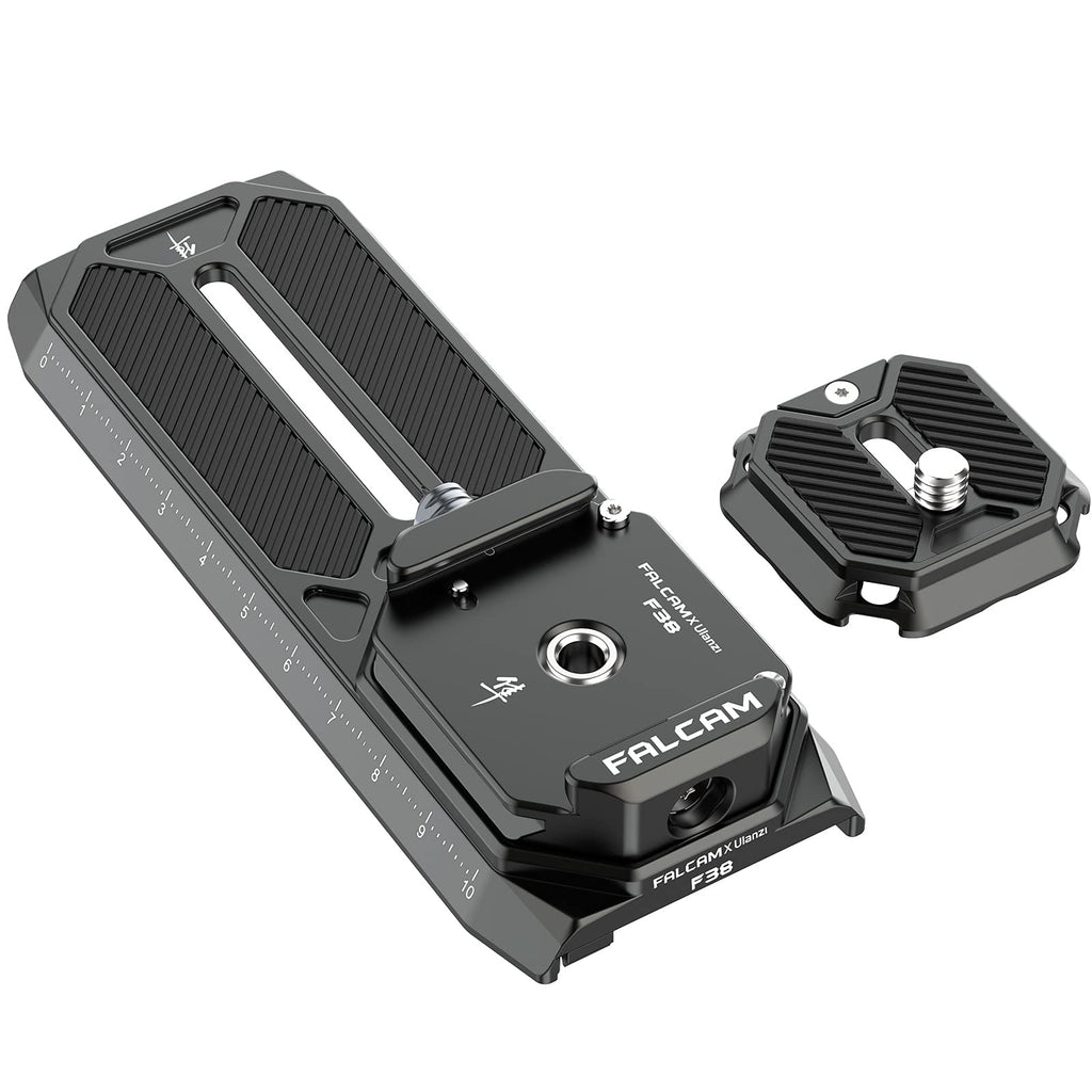 FALCAM F38 Camera Quick Release System with 38mm Arca-Type Anti-Deflection QR Plate for DJI Ronin-S, DJI RS2, DJI RSC2, Support The Standard Lens Support Frame F38 DJI