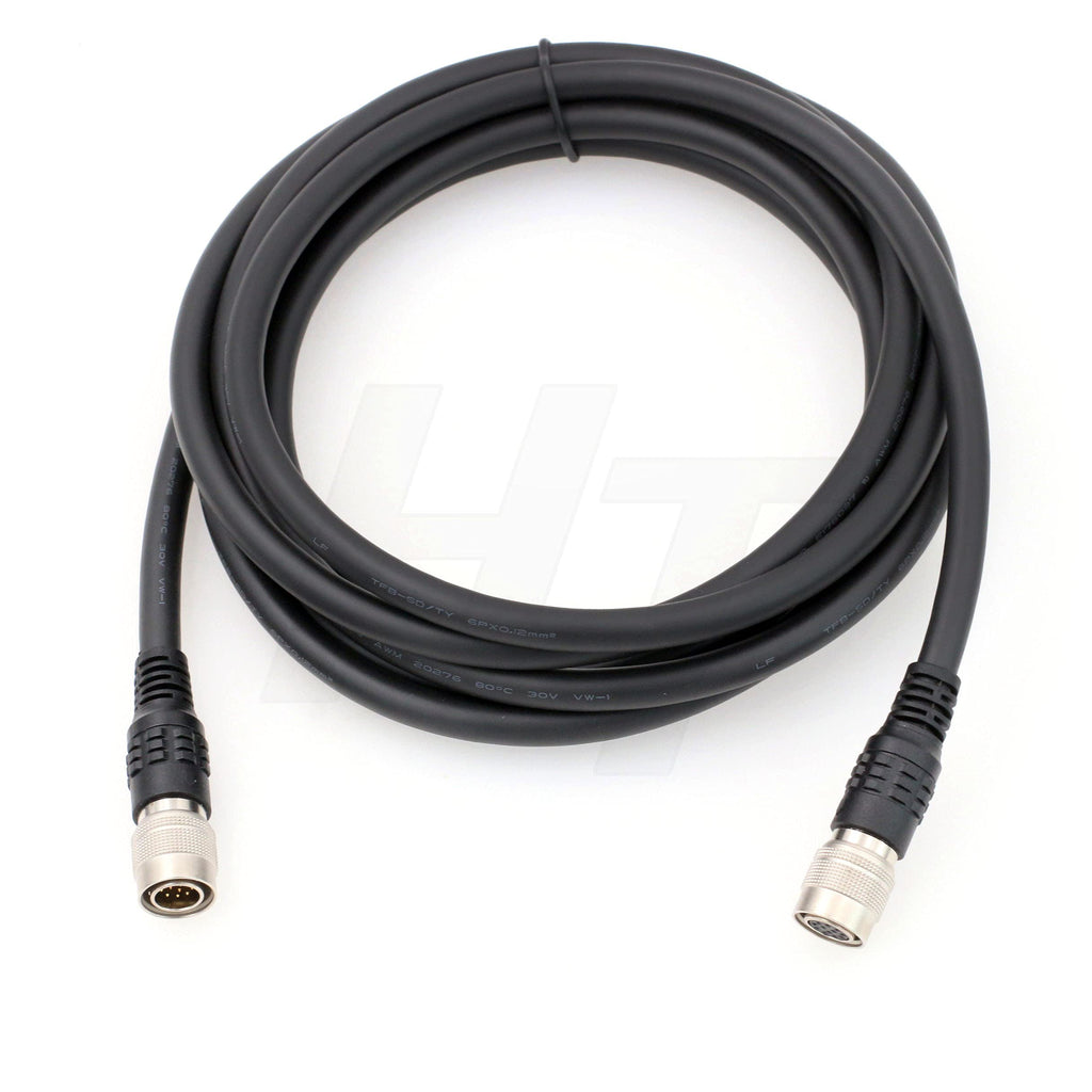 HangTon ROP MSU Remote Cable 10 Pin Hirose Male to Female for Panasonic Camera RC10 CCU MSU, Sony D50 D51 (3 Meter)