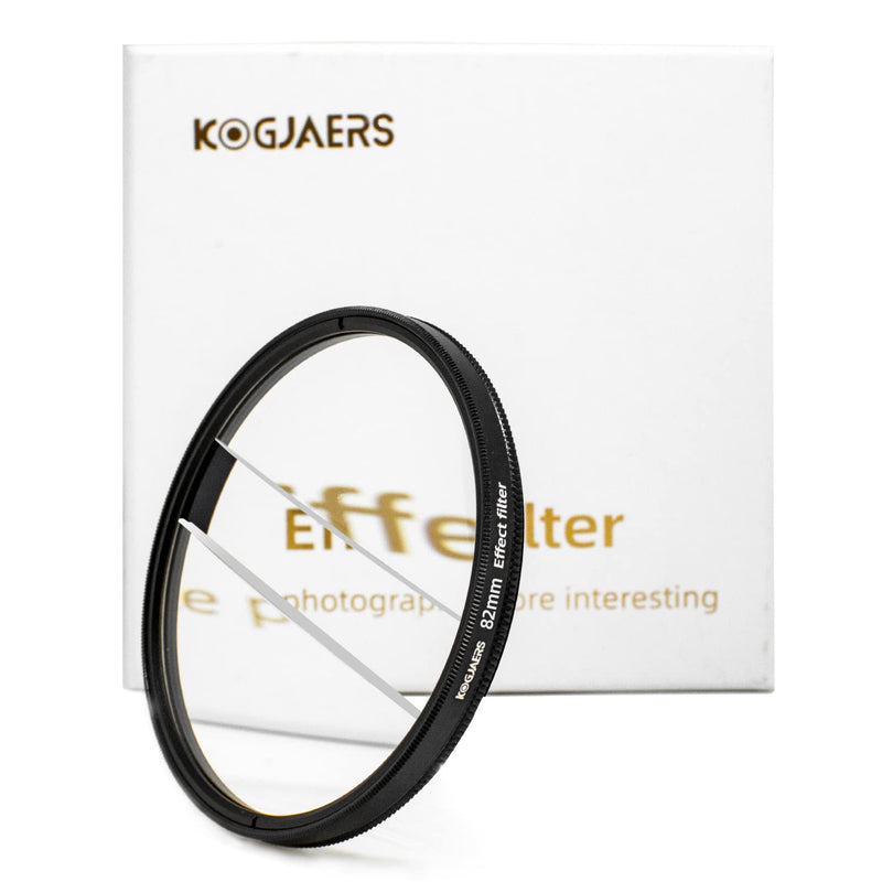 KOGJAERS Camera Effect Filter Center Field Separation Diopter Filter 82mm Produces Blurry Refraction Photography Filter Centerfield Split DiopterFilter
