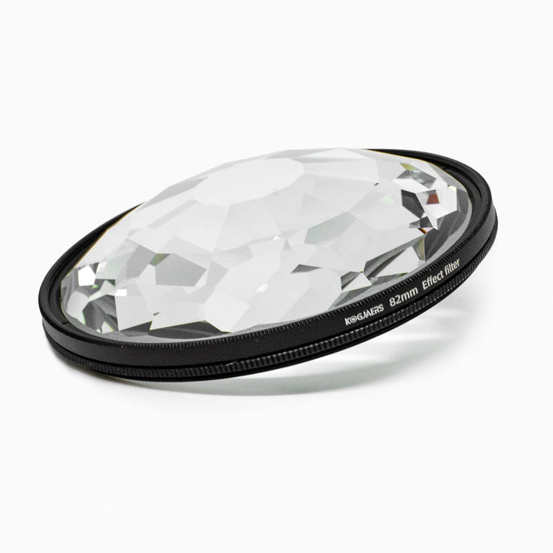 KOGJAERS Prism Glasses Kaleidoscope Prism 82mm Change The Number of Subjects Photography Prism Filter Accessories Kaleidoscope Filter