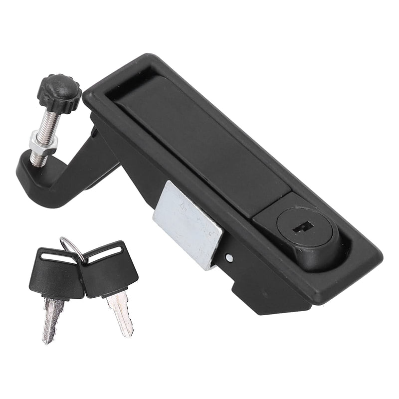 Compression Latch Lock Powder Coated Zinc Alloy Adjustable Lever Hand Operated Flush Lever RV Compartment Lock Trigger Latch Baggage Door Latch for RV Marine Boat Cabinet Toolbox