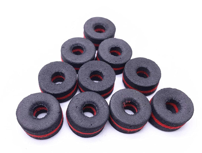 Jiayouy 10/Pack Cymbal Replacement Accessories Cymbal Foam Felts Washers Replacement for Drum Set (25MM) 25MM