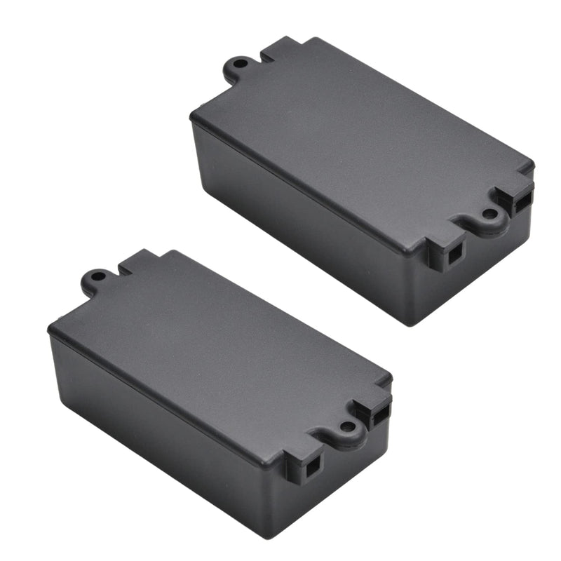 Bettomshin 10Pcs Electronic Junction Box, 2.56" x 1.50" x 0.87" Dustproof Junction Project Box Enclosure ABS Black 10Pcs 60x38x25mm