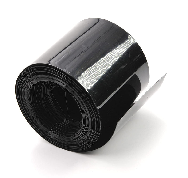 Yinpecly Black PVC Heat Shrink Tubing Flat Width 60mm, Length 7.5m for Big Battery Pack Power 1pcs