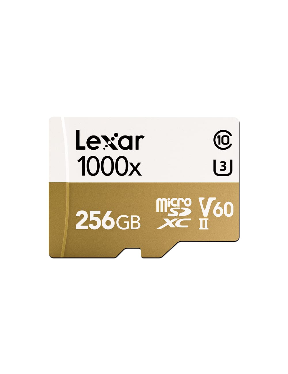 Lexar 256GB Micro SD Card, microSDXC UHS-II MLC Flash Memory Card Professional 1000x with Adapter, Up to 150MB/s Read, 90MB/s Write, V60, U3, Class10, High Speed TF Card 256GB V60