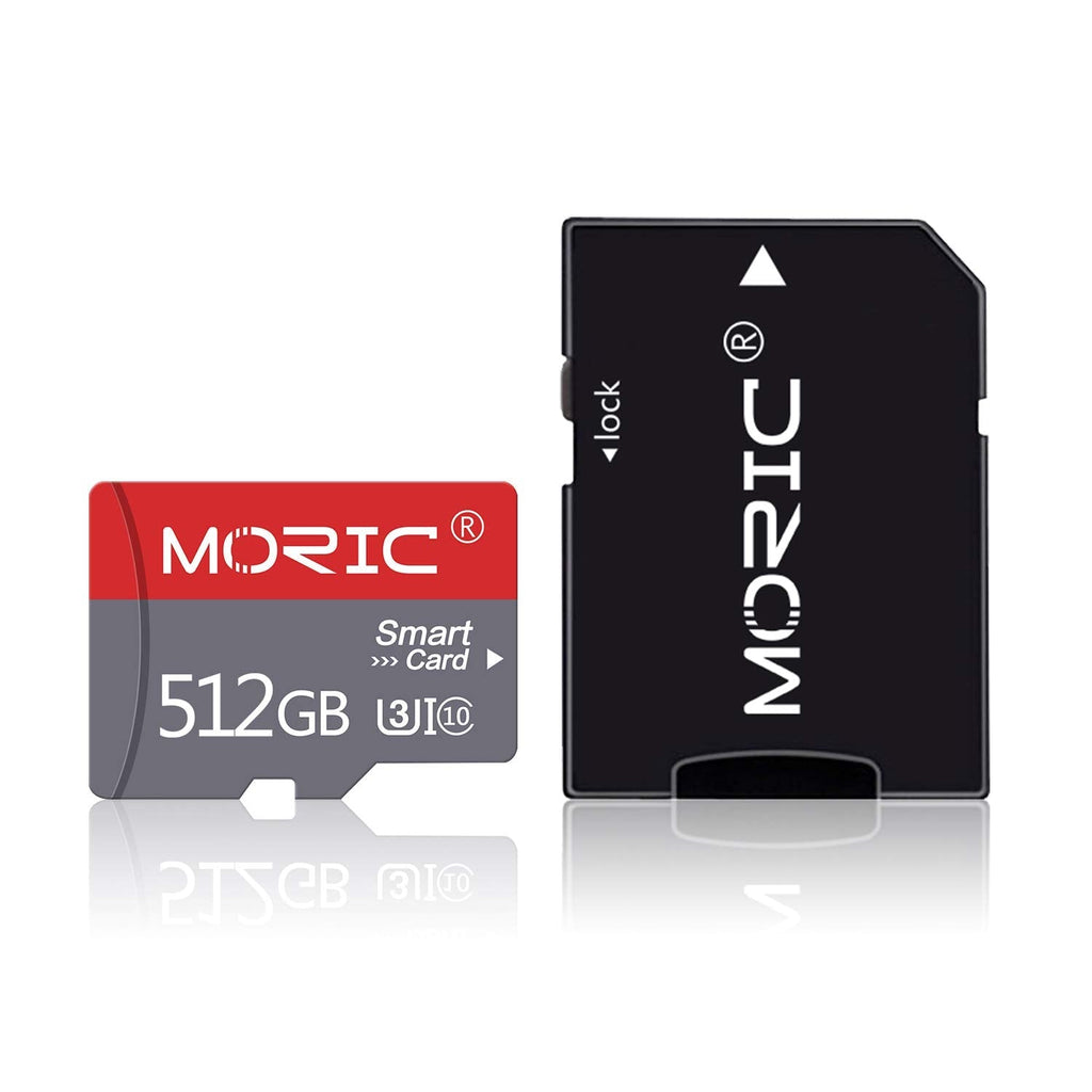 512GB Micro SD Card with Adapter MicroSDXC Card High Speed Class 10 Memory Card for Android Smartphone Digital Camera Tablet and Drone