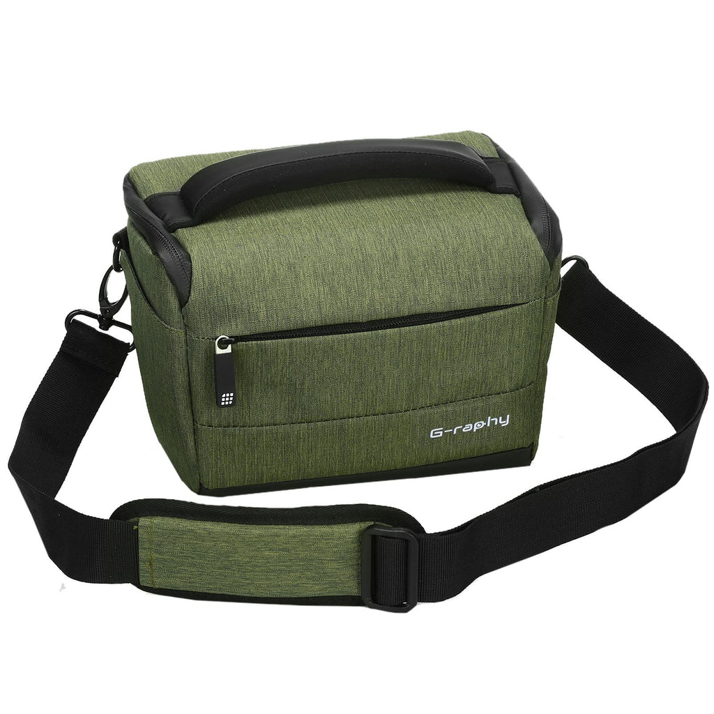G-raphy Camera Bag Case Waterproof DSLR Insert Bag for Nikon, Canon,Sony,Olympus,Pentax and etc (Army Green) Army Green