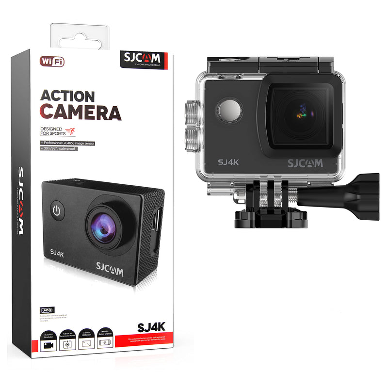 [AUSTRALIA] - SJCAM SJ4K 4K30FPS Action Camera WiFi Ultra HD Underwater Camera 170 Degree Wide Angle 98FT Waterproof Camera with Case 