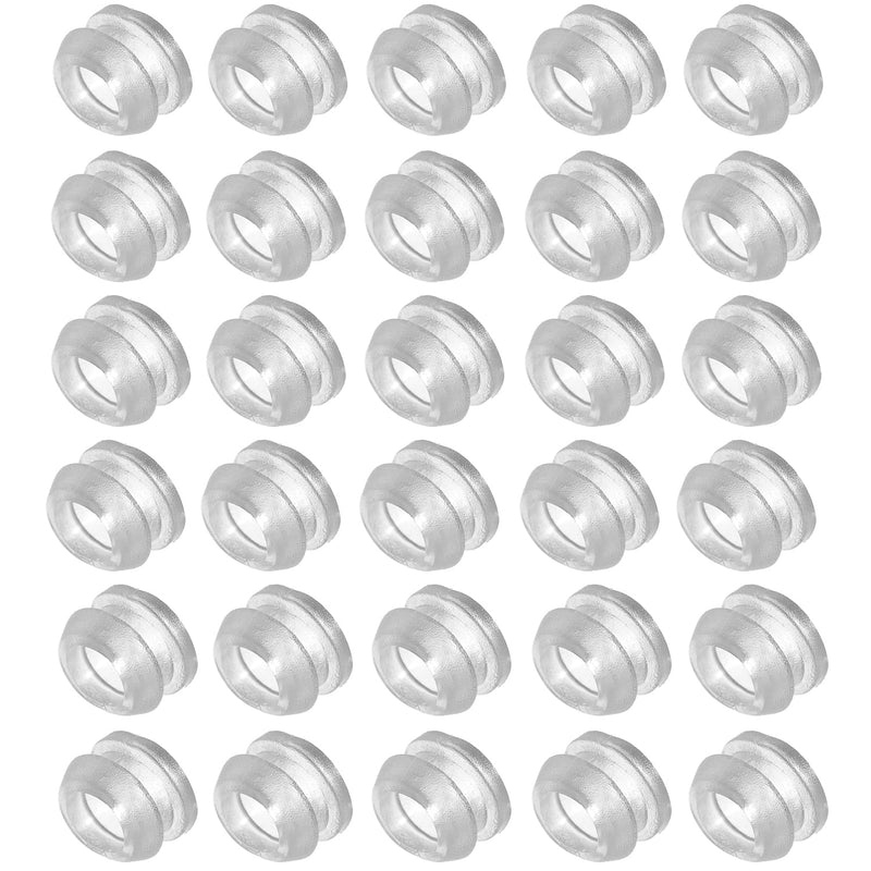 Auniwaig 50Pcs Rubber Grommet 6mm Inner Dia Armature Rubber Hole Grommet O Ring Oil Resistant Rubber Wire Grommets for Wiring Cable