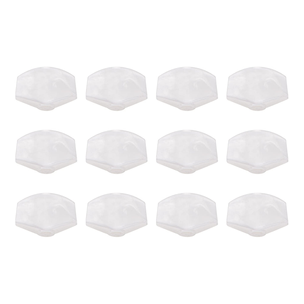 12Pcs Yootones Guitar Tuner Machine Head Buttons Tuning Key Square Buttons Compatible with Guitar Accessories (White Pearl)