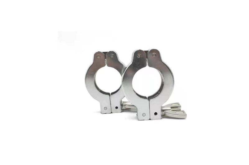 QMINOX KF25 Aluminium Clamp KF Flange fittings NW25 Clamp 2 Pack