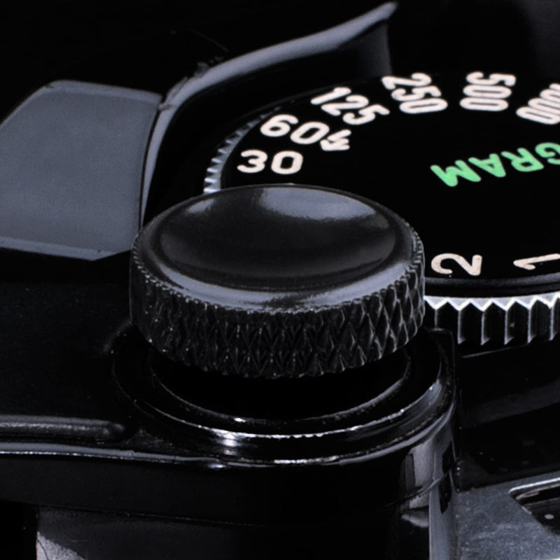 (2 Pack) PIBIETTN Camera Shutter Button, Copper Soft Shutter Release Button Compatible with Fujifilm Fuji Sony Leica Camera Release Button Black