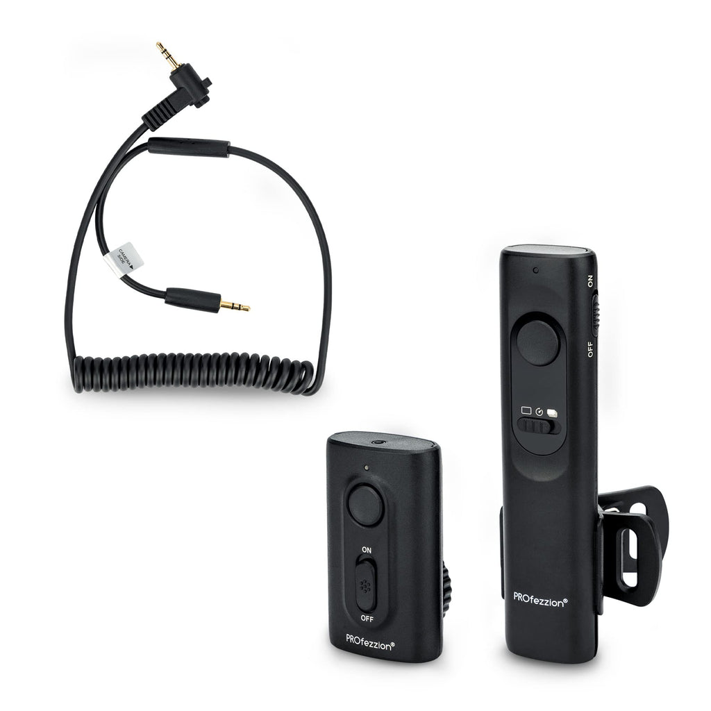 PROfezzion [164'] Wireless Shutter Release Remote Control for Fuji Fujifilm X-T4 X-T3 X-T2 X-T1 X-T30 X-T20 X-T10 X100V X100T X100F Camera, Radio Control Shutter Release with AAA Battery For Select Fujifilm